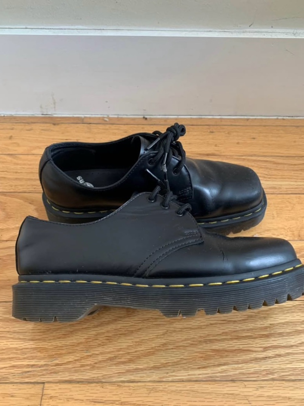 Dr marten squared toed Oxford